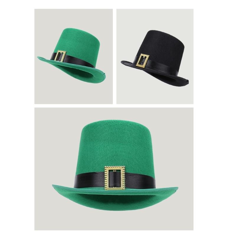 Cappello Unisex Leprechaun Jazz Cabaret Tessuto Morbido in Cotone Perfetto Per Feste A Tema Evento