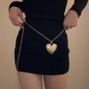 Mei Mary Influencer-style Pearl Belt - Women's Decorative Suit Heart Accessory Waist Chain Crossbody