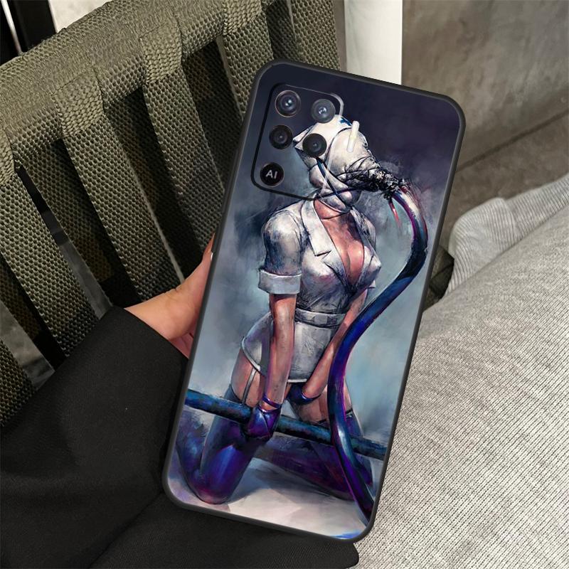 Étui Infirmière Silent Hill Pour Oppo A58 A18 A38 A78 A98 A17 A77 A80 A40 A60 A16 A76 A96 A74 A94 A54 A15 A57S Coque