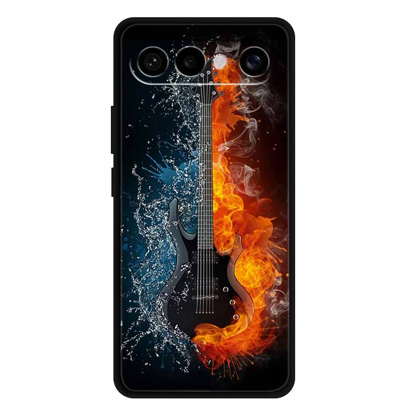 For Vivo S50 Pro Mini Case Lovely Lion Black Bumper Soft Silicone Coque for Vivo S 50 Pro Mini 6.31" Cover TPU Protector Funda