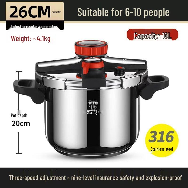 Zhu Chuang Jing Pin 316 Stainless Steel Pressure Cooker