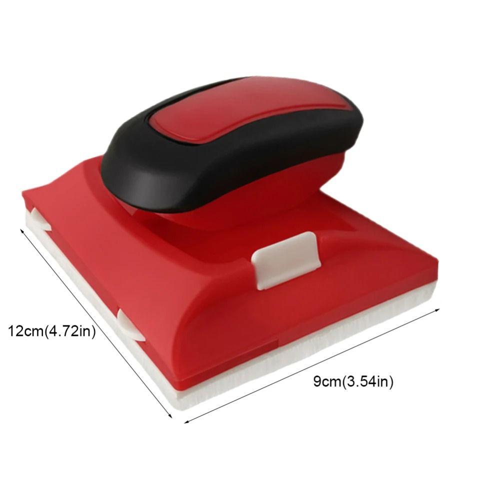 Nylon Bristles Red Paint Edger Plastic Wall Paint Pad Applicator Paint Edger Trimmer  Wall