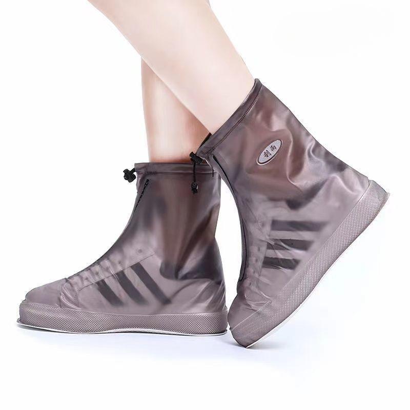 Regenstiefel, wasserdichte Schuhüberzüge, wasserdichte, rutschfeste Regenschuhüberzüge, außerhalb von Wasserschuhen, verdickte Abnutzung, Regenstiefel-Fußüberzüge