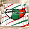 Club Deportivo Palestino Blanket Flannel Blanket Soft Cozy Plush Throw for Sofa Bed Lightweight Home Decoration Outdoor Camping