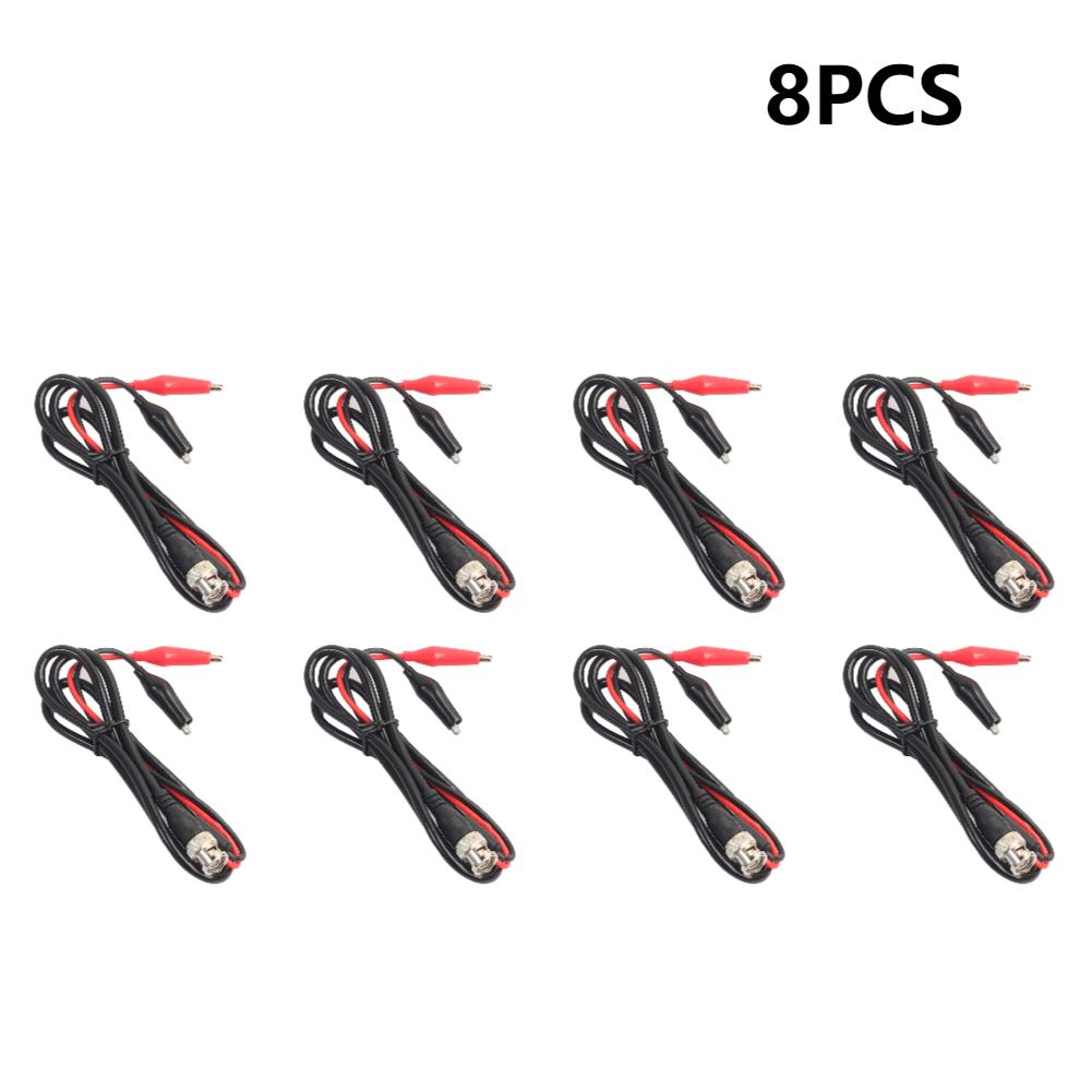 1m Digital Oscilloscope BNC Probe Test Leads 50 ohm Coaxial Q9 Male Plug to Dual Alligator Crocodile Clip Test Line Cable