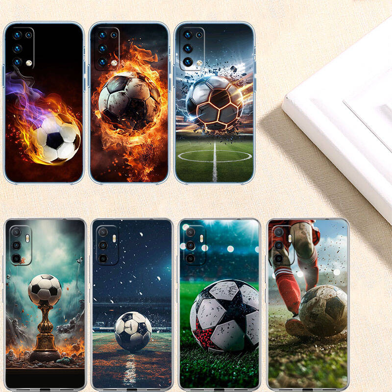 MH59 Football Soccer Case for Motorola E7 G6 G7 G8 G9 Plus Power Play G10 G20 G04 E30 E40 E22 E20 E13 E15 G22 G23 G05 G75 G35 G55