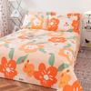 Wholesale 100% cotton old coarse cloth sheets pure cotton kang single three-piece set single piece soft mat student dormitory mat