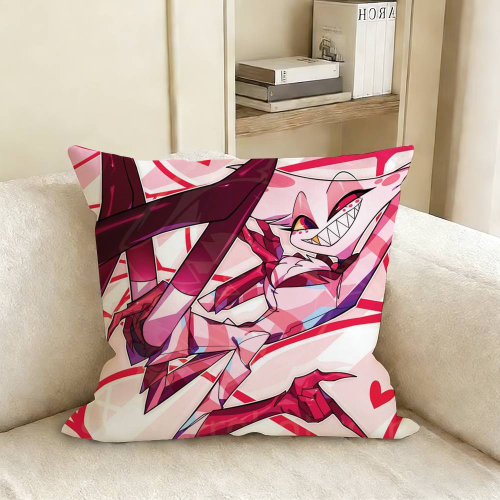 

Angel Dust HHazbin HHotel Pillow Case Living Room Sofa Cushion Cover Suitable For Home Bedroom Room Decoration 30X30cm