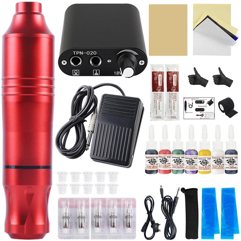 Lichen No. 6 Tattoo Pen Set: Motorized Lining & Shading Equipment