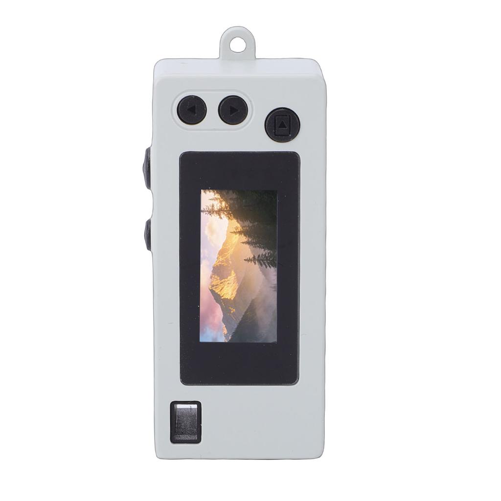 Thumb Camera 1080P HD Video Recorder Keychain Digital Camcorder with 0.96 Inch Display Long Battery Life White