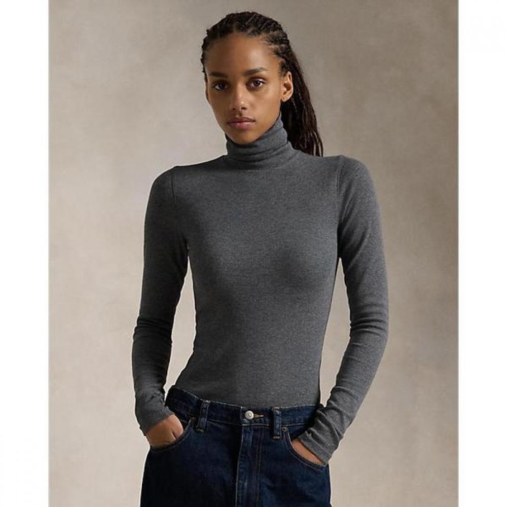 Polo Ralph Lauren Women S Stretch Rib Turtleneck Wmpokninc020142020 XS