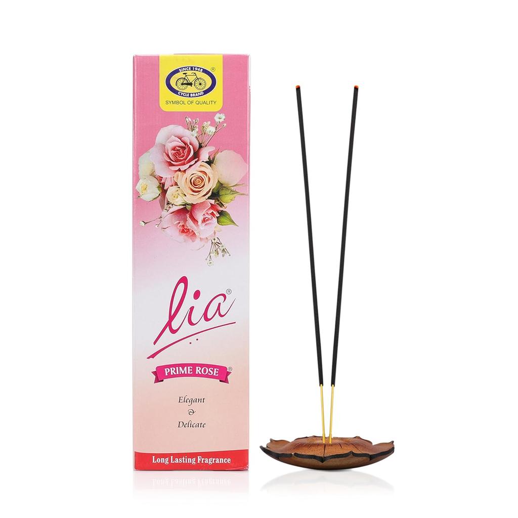 Lia Agarbatti Special Combo | Pack of 3 (166 Sticks Each) | Chandanam, Jas, Prime Rose Incense | Woody, Floral Incense for Puja, Relaxation, Freshness