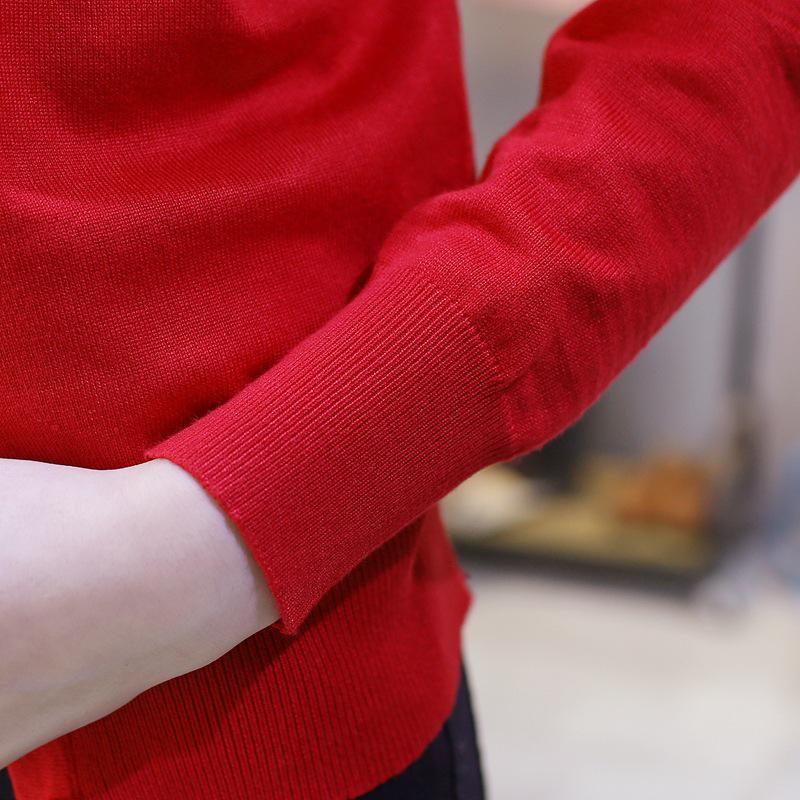 2025 Spring & Autumn Korean-Style Wool Cardigan Sweater, Plus Size, Women's Knitted Outerwear Top