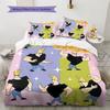 Johnny Bravo Pattern Bedding Quilt Set Home Decoration Gift (1 * Duvet Cover + 2 * Pillowcase Without Core)