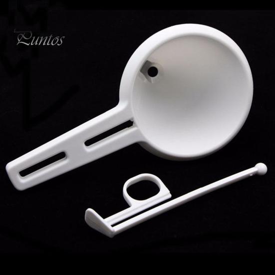 Kitchen DIY Hand-held Chocolate Icing Cream Funnel Cup Plastic Batter Dispenser