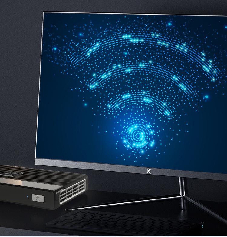 Mofang 12th Gen N150 Mini PC - Win11, Office Home, N100, Gaming, 4K, Portable, Compact.