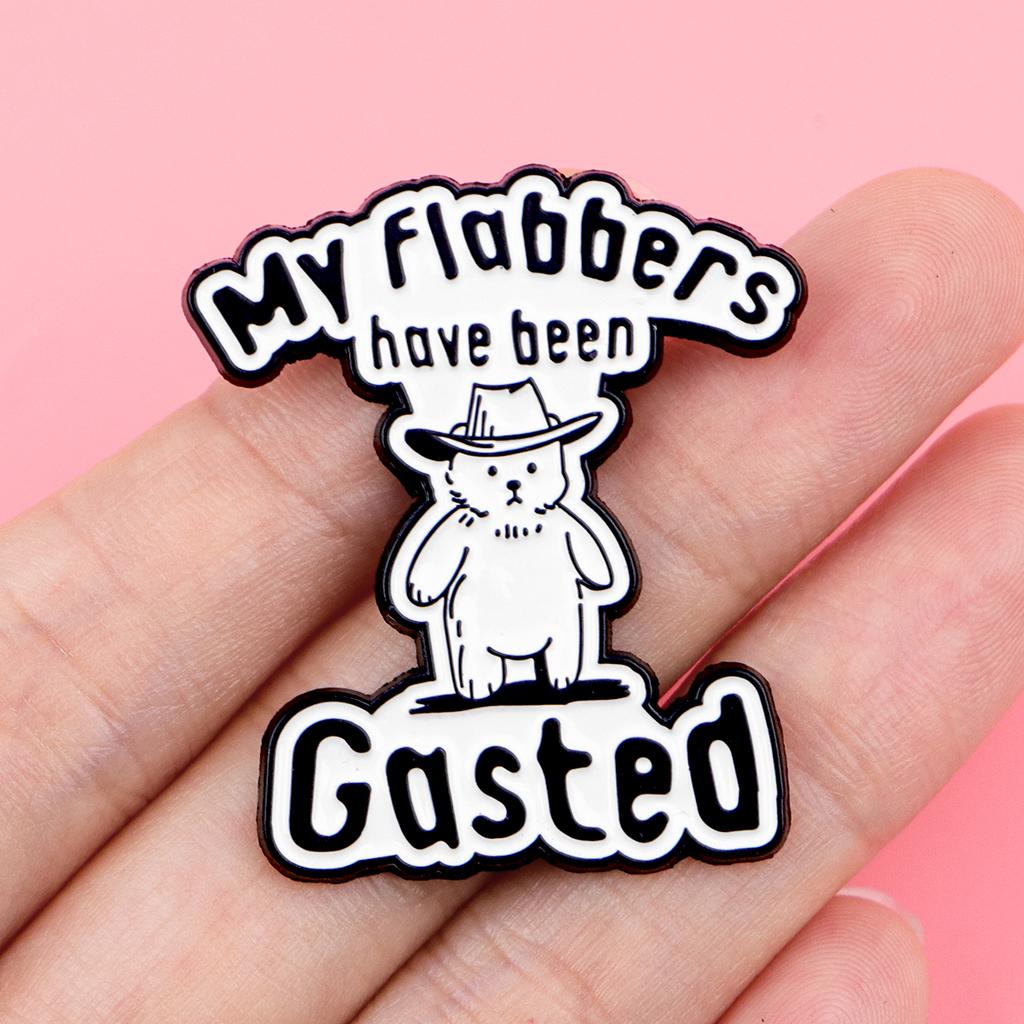 Funny Quotes Enamel Pins Cartoon Animals Goose Cat Brooch Lapel Pin Badge on Backpack Clothing Accessories Fashion Jewelry Gifts