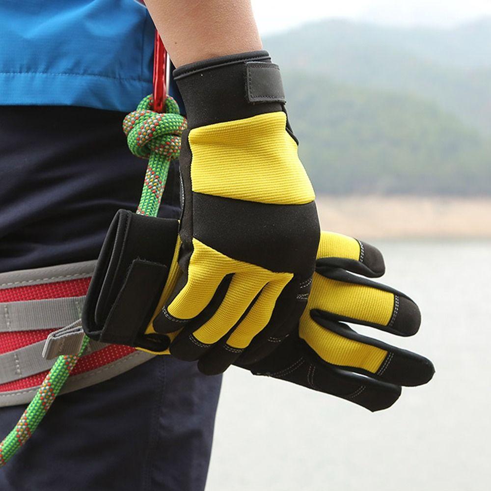 Anti Slip Outdoor Gloves Full Finger Sports Gloves Utility Garden Work Gloves  Construction