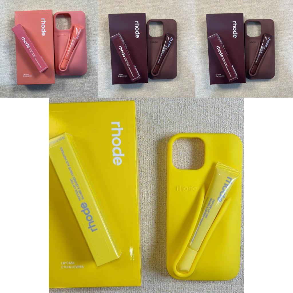 Rhode Lesk na rty Silikonový kryt na telefon Pro iPhone 12 s nárazuvzdornou funkcí stojánku