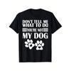 Funny Dog Lover Graphic Tee Sarcastic Saying Crew Neck T-Shirt for Men Casual Short Sleeve