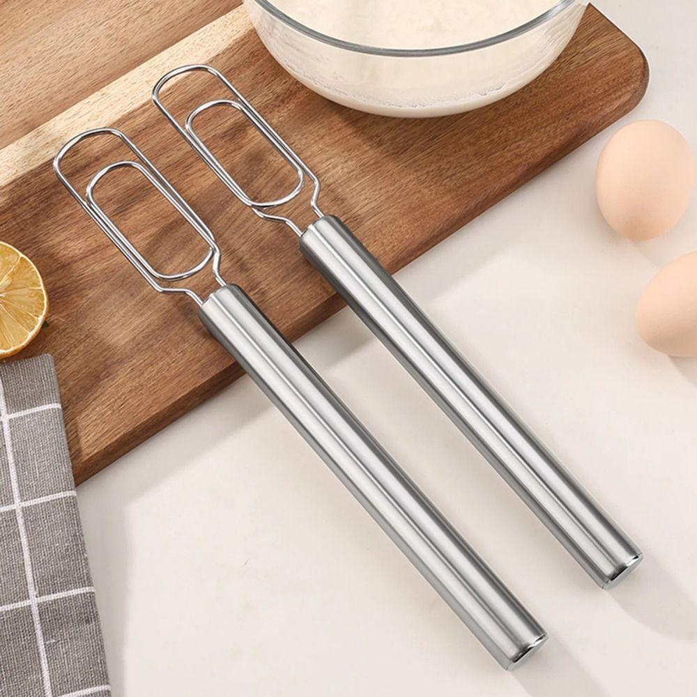 Stainless Steel Manual Dough Blender Rustproof Powder Stirrer for Baking Flour Whisk Home