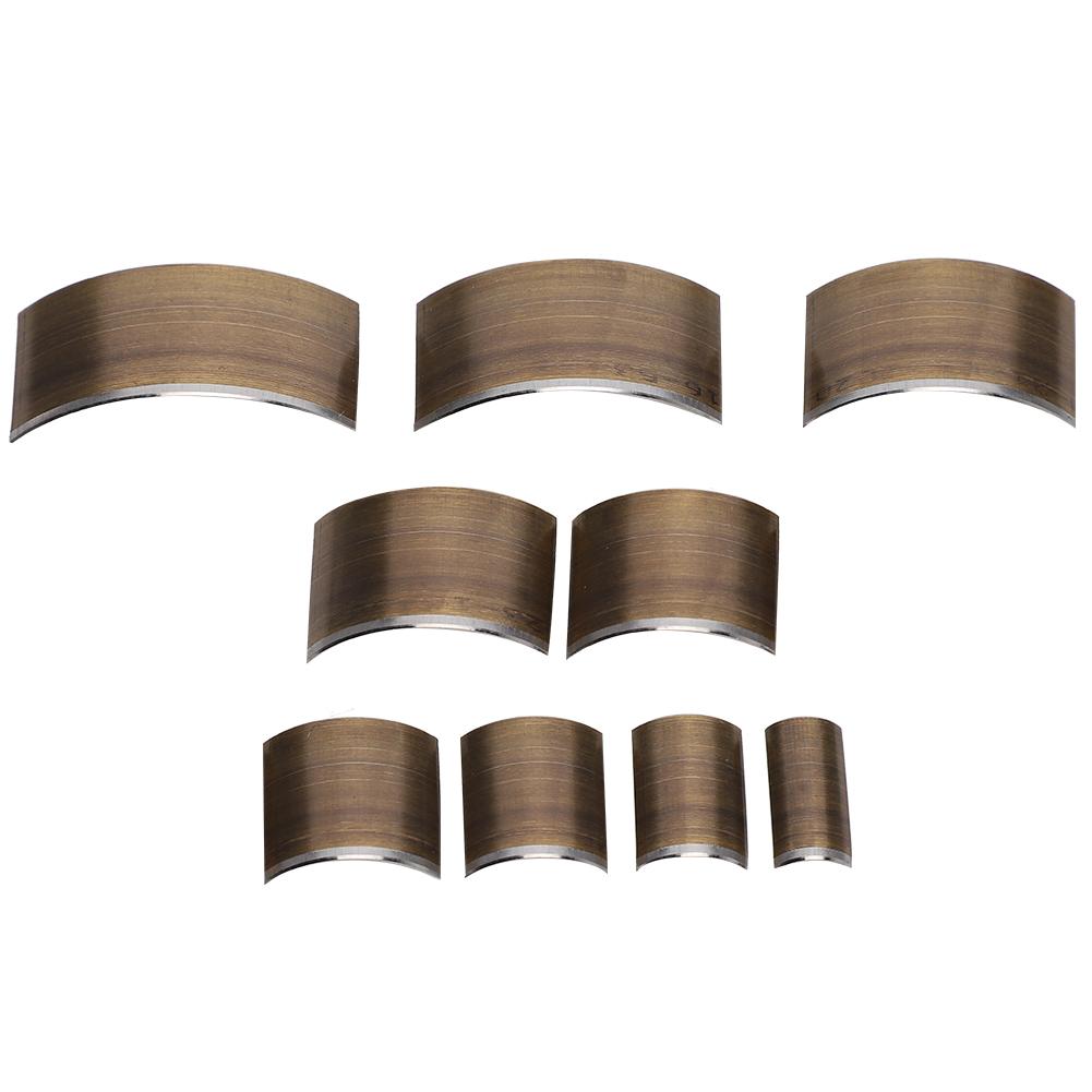 Leather V Shape Punch DIY Tool Tail Cut Puncher Round Belt Perforated Accessory Set