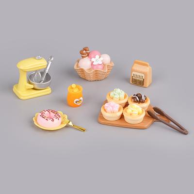 Doll House Mini Blender Simulation Egg Beater Baking Props Play House Food Game Kitchen Cooking Model Ornament