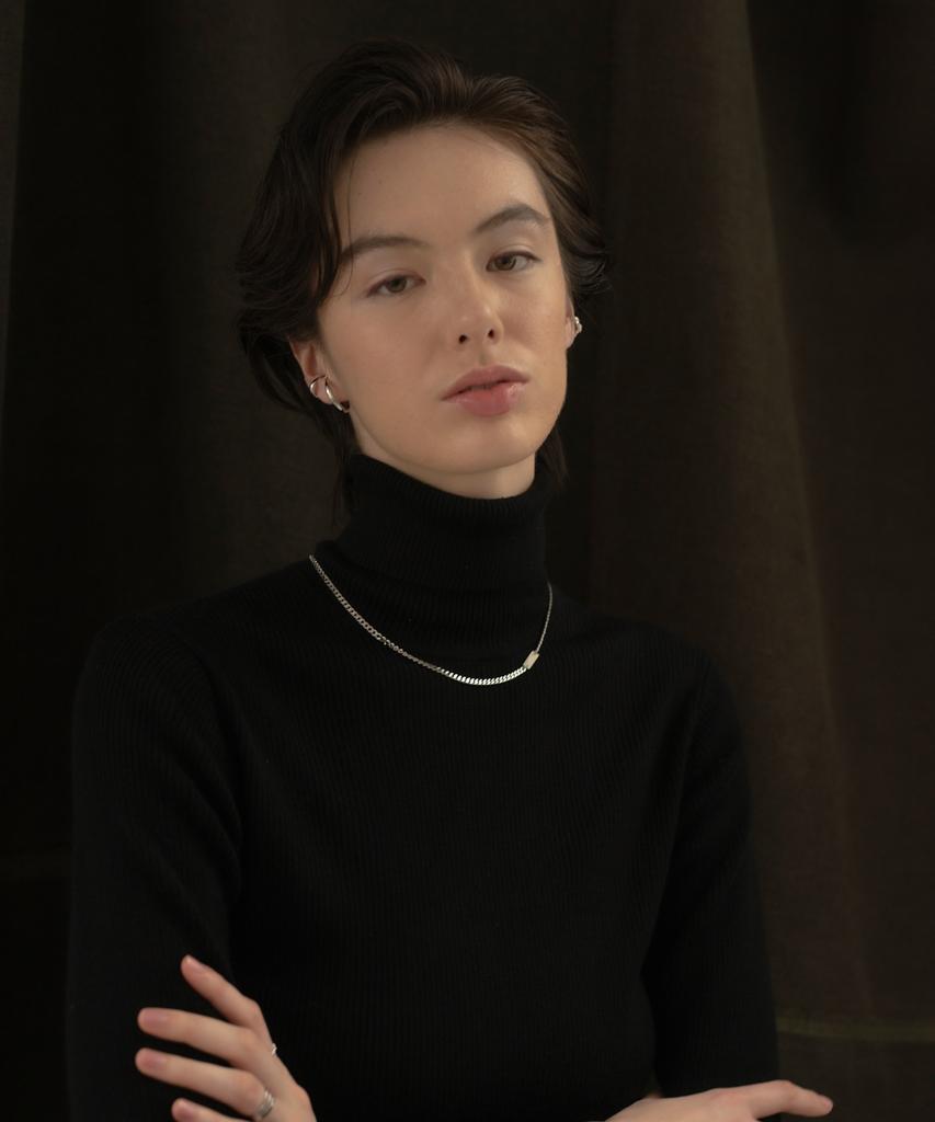 Novice Tokyo Double Layered Hoop Ear Cuff / Silver