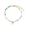 Bracelet - Luxenter - Caram - Argent 925 - finition or jaune 18k - Cristal multicolore