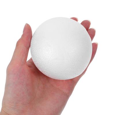 4 7 8 10CM White Polystyrene Craft Balls for DIY Wedding Party Decoration Round Foam Supplies