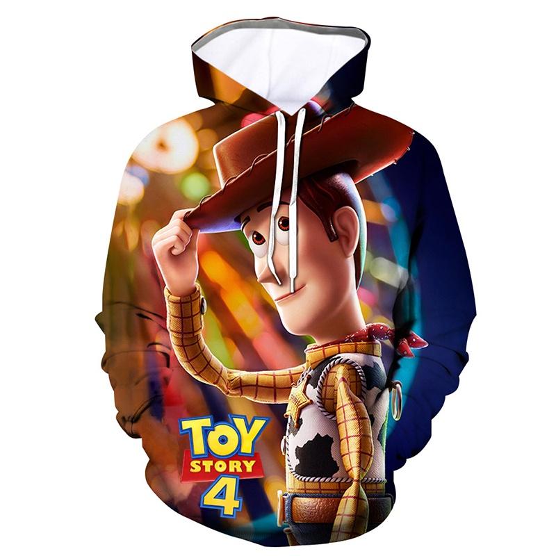 Cozy Toy Story 4 Sheriff Woody Buzz Lightyear Hoodie For Casual Comfort