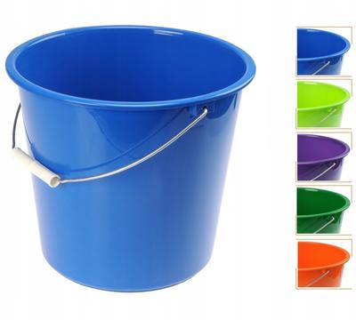 Plastový domácí kbelík 10l vícebarevný