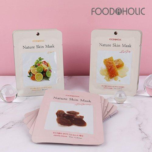 [FoodaHolic] (30 sheets) Nature Skin Mask Pack Monthly Package/1 pack per day_631373