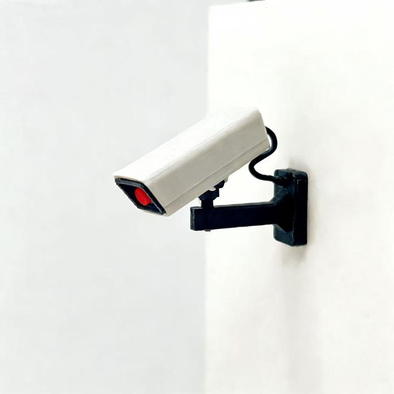 1 Set 1 12 Scale Miniature Surveillance Camera For Dollhouse Home Decor Realistic Accessory For Scene Display