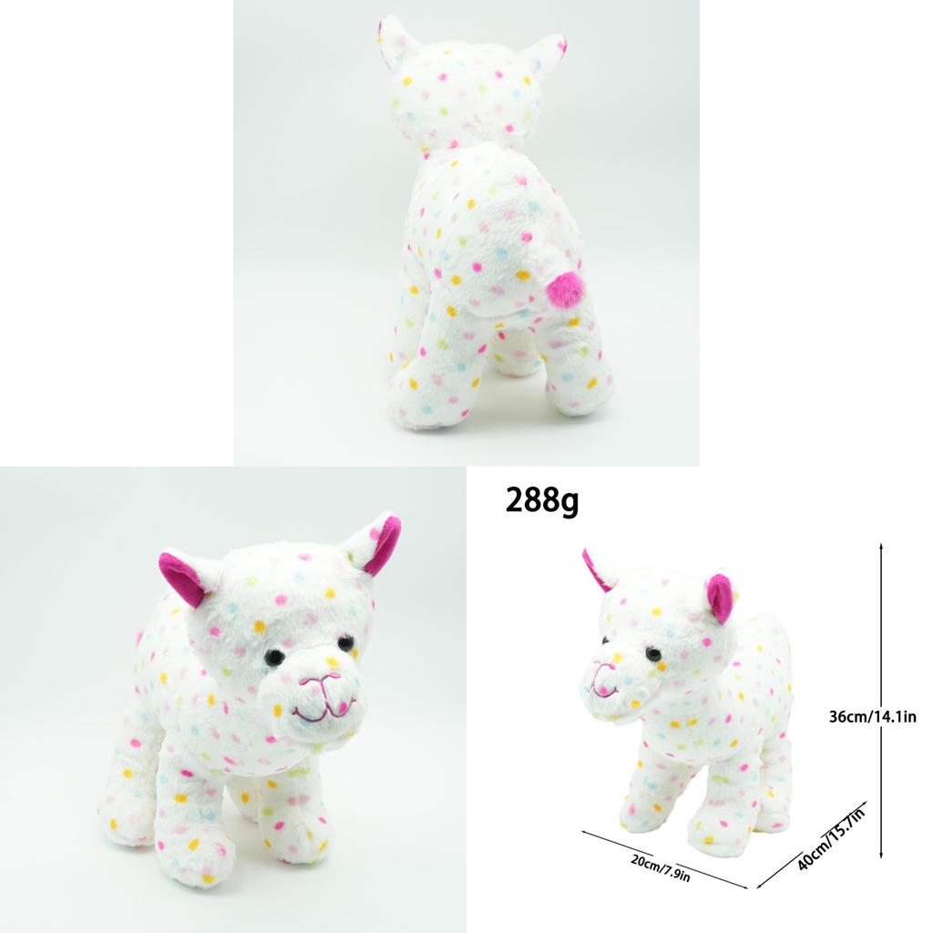 Colorful Camel Plush Toy With Pp Cotton Filling For Kids Sleep Decor
