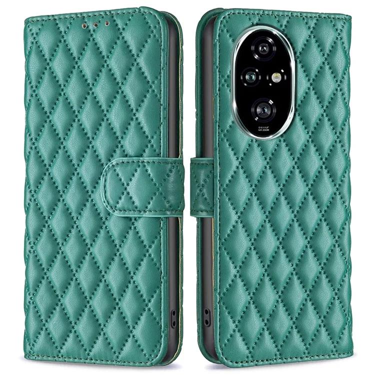 

BF Style-14 For Honor 200 Pro 5G Wallet Case Rhombus Leather Phone Cover