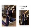 Autumn 2024 Women's Stylish Long-Sleeve Hooded Cardigan & Wide-Leg Pants Two-Piece Suit