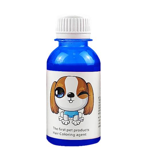 1 sett 100 ml Pet Dye Cream Langvarig Ikke-irriterende naturlig ekstrakt Pet Cat Hund