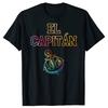 Funny El Capitan Captain Boat Sail T Shirts Men Women Pure Cotton Humor Streetwear Tee Shirt Short Sleeve Unisex Loose Clothing