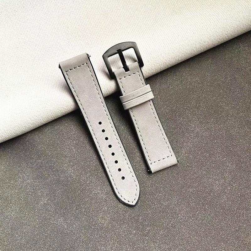 

Силиконовый кожаный ремешок с узором Crazy Horse для часов Huawei, Samsung и Apple Watch Apple 38/40/41