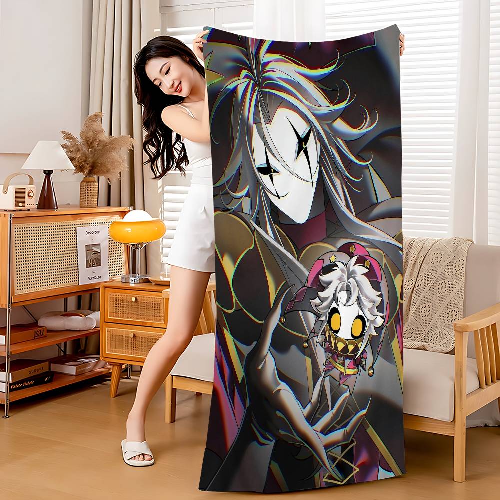 The Freak Circus Pierrot Game Microfiber Printed Beach Towel Mountain Climbing Yoga Beach Swimming Running Absorbent Soft Towel