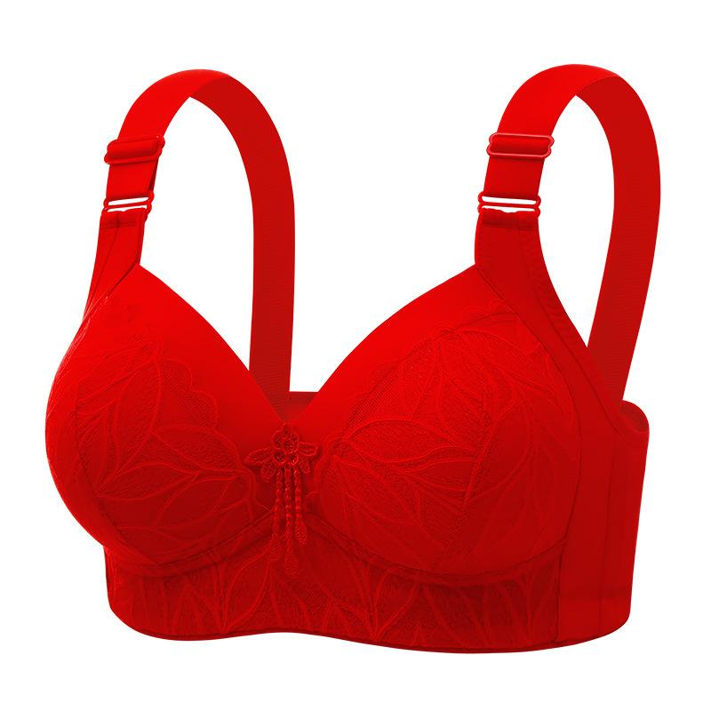 

Нова мереживна обробка великого розміру - Безкаркасний легкий бюстгальтер з чашками 42/95