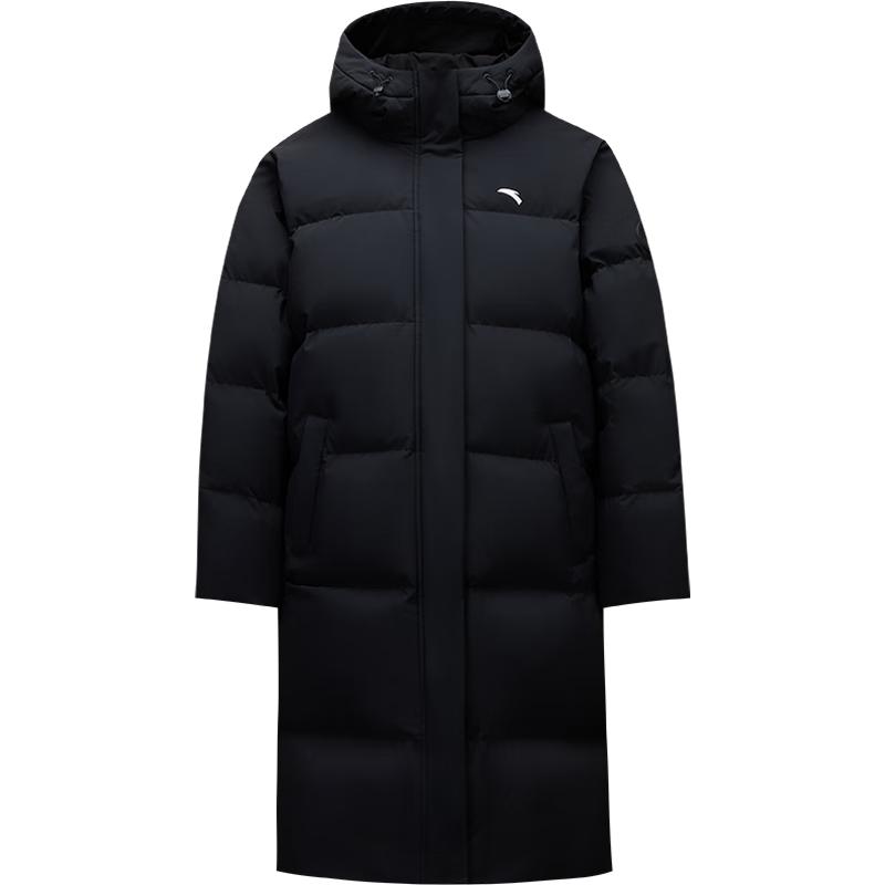 

Anta Women s Water-Repellent Mid-Length Hooded Duck Down Jacket XL