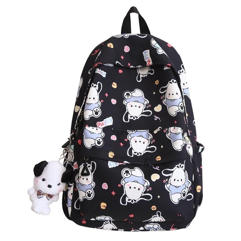 Stylish And Trendy Cartoon Print Large Capacity Backpack For School And Leisure Use