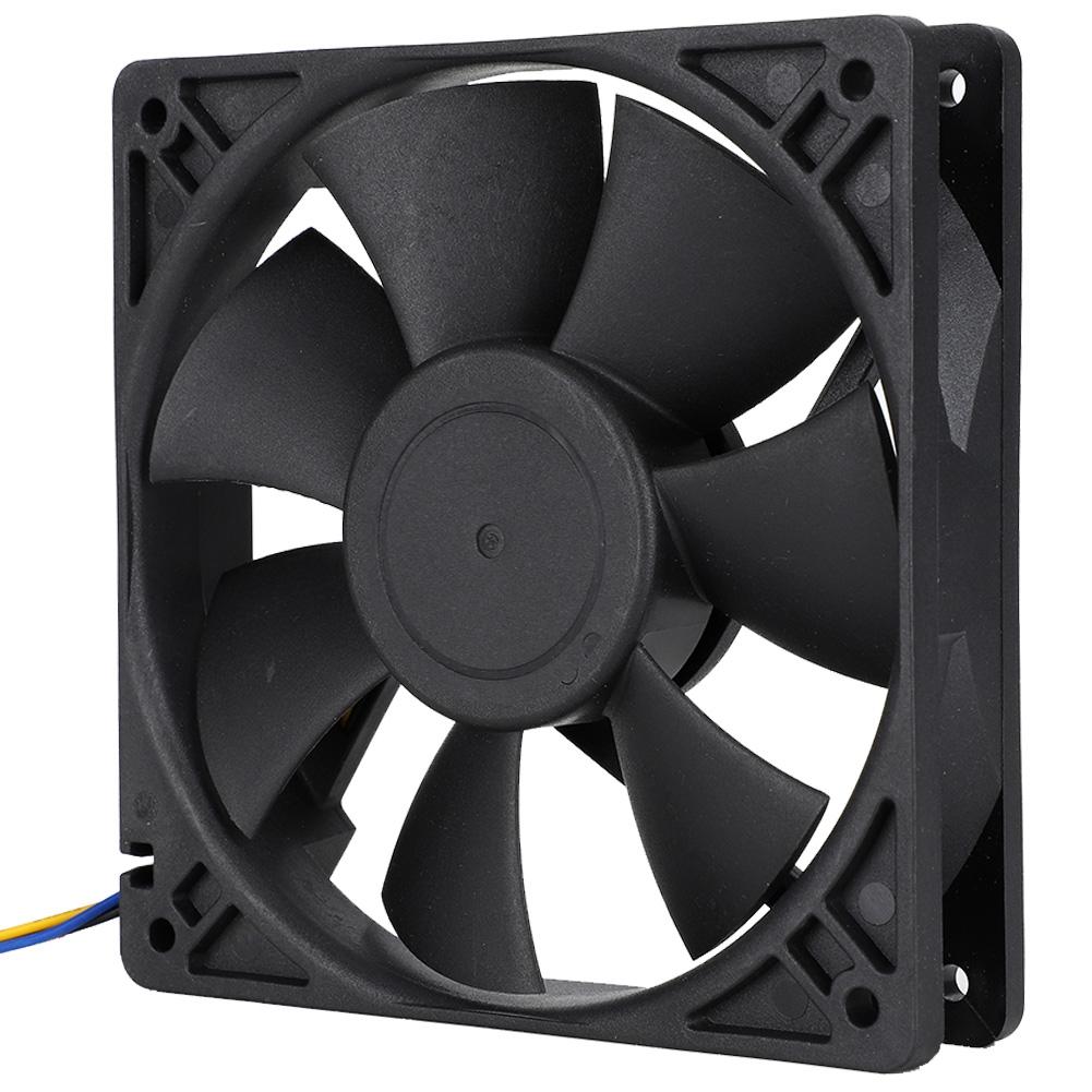 12V 0.8A 4Pin PWM Automatic Speed Control Plastic Blades Cooling Fan (SHLF1212PHE 15)
