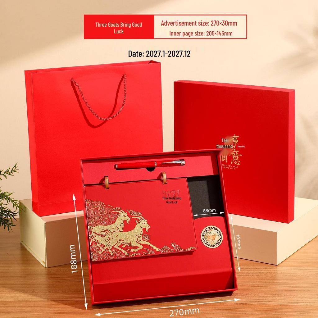 2026 Cartoon Desk Calendar: Cute, Creative Lace Memo with Monthly Punch-In Features for Enterprise Advertising