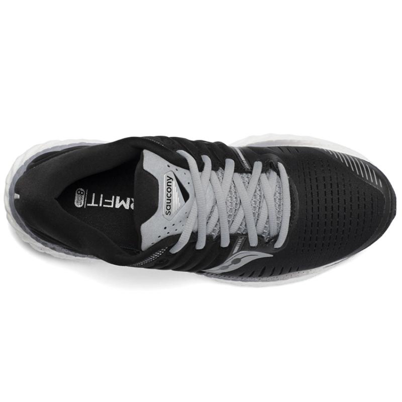 SAUCONY Hurricane Low-Top Running Shoes Women's Black White Saucony S10544-40