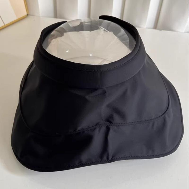 Harajuku Foldable Large-brim Sun Hat for Women Summer Empty Top Visor Cap Outdoor UV Protection Female Adjustable Sunscreen Hats