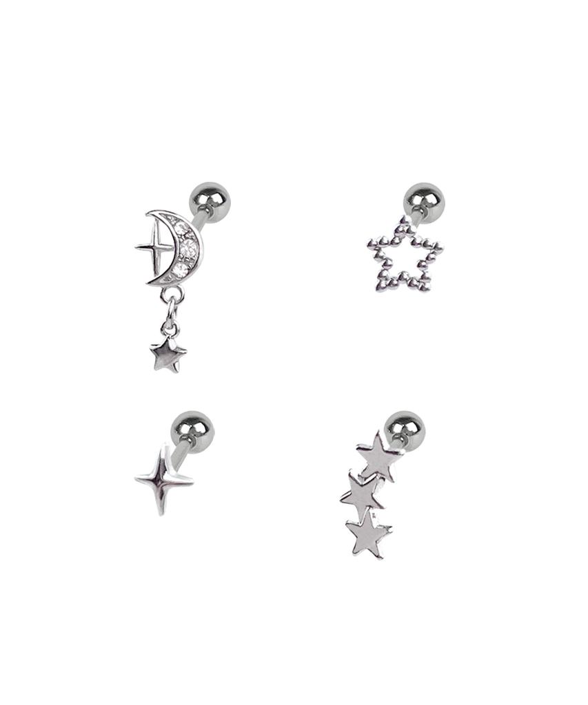 Vvv [Set] Cubic Star Milky Way Piercing