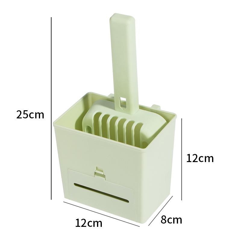 

Пластиковый набор лопаток для кошачьего туалета с подставкой, самоочищающиеся инструменты для чистки туалета для котят, лопатка для кошачьего наполнителя, лопатка для кошачьего наполнителя, кошка зелёный